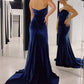Sweetheart Mermaid Long Evening Dress Formal Prom Gowns Prom Dresses Sexy With Slit
