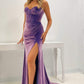 Sweetheart Mermaid Long Evening Dress Formal Prom Gowns Prom Dresses Sexy With Slit
