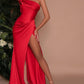 Sheath/Column One-Shoulder Floor-Length Prom Dresses Evening Dresses