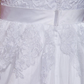Ball Gown A-Line Wedding Dresses Scoop Neck Lace Tulle Sleeveless Beautiful