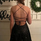 Sparkly A-Line Sequined Sleeveless Short Prom Dress Lovely Homecoming Dress Charming Birthday Party Dress