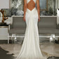 Trumpet/Mermaid V-Neck Floor-Length Wedding Dress Sexy