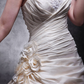 A-Line Wedding Dresses Strapless Cathedral Train Taffeta Beaded Lace Strapless Glamorous Plus Size with Beading Lace Insert