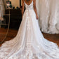 A-Line Wedding Dress with Appliques Off Shoulder