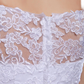 Ball Gown A-Line Wedding Dresses Scoop Neck Lace Tulle Sleeveless Beautiful