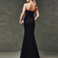Mermaid / Trumpet Elegant Dress Strapless Sleeveless Sweep / Brush Train Polyester