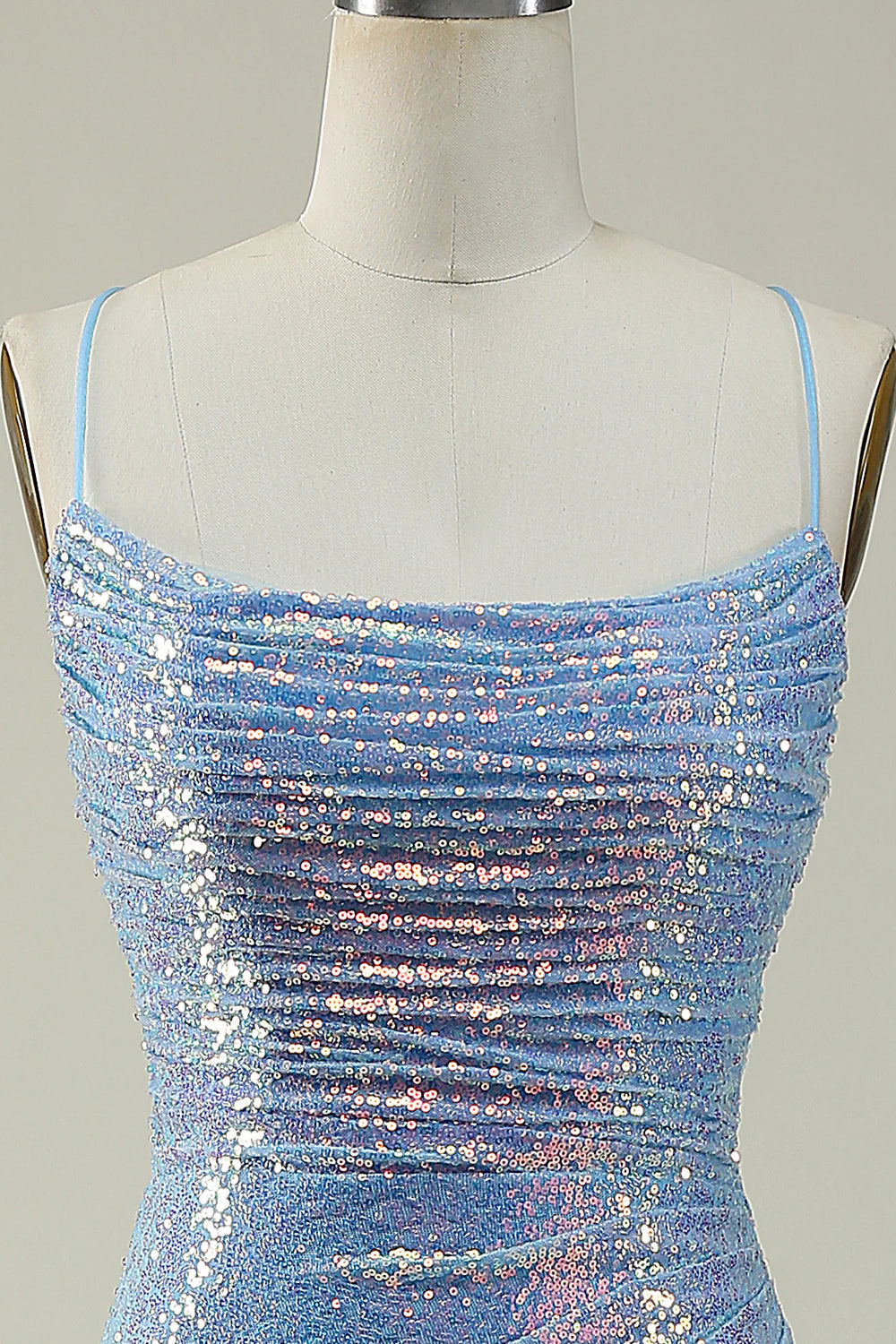 Mermaid Long Prom Dress with Slit Sparkly 