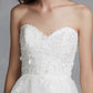 Reception Little White Dresses Wedding Dresses A-Line Sweetheart Strapless Asymmetrical Lace Bridal Gowns