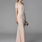 Mermaid / Trumpet Bridesmaid Dress Strapless Sleeveless Backless Floor Length Chiffon with Sash / Ribbon