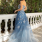 Ball Gown Prom Dresses Luxurious Dress Wedding Party Court Train Sleeveless Strapless Lace with Sequin