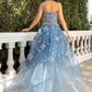 Ball Gown Prom Dresses Luxurious Dress Wedding Party Court Train Sleeveless Strapless Lace with Sequin