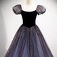 Ball Gown Prom Dresses Cute Dress Engagement Floor Length Short Sleeve Square Neck Tulle with Sequin