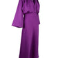 A-Line Wedding Guest Dresses Elegant Dress Holiday Ankle Length Long Sleeve V Neck Polyester