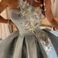 Cute One Shoulder Satin Lace Short Prom Dress A-Line Party Dress Sexy