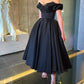 Sheath/Column Off-The-Shoulder Short Prom Dresses Sexy Evening Dresses
