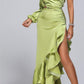 Sheath/Column One-Shoulder Floor-Length Prom Dresses Sexy