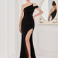 Mermaid / Trumpet Evening Gown Elegant Dress Wedding Guest Floor Length Sleeveless Spaghetti Strap Satin V Back