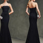 Mermaid / Trumpet Elegant Dress Strapless Sleeveless Sweep / Brush Train Polyester