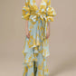 A-Line Party Dresses Floral Dress Wedding Guest Holiday Floor Length Long Sleeve V Neck Polyester with Print Strappy Sexy