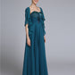 A-Line Mother of the Bride Dress Wrap Included Sweetheart Ankle Length Chiffon Sleeveless yes with Ruched