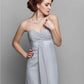 Sheath / Column Mother of the Bride Dress Wrap Included Sweetheart Floor Length Chiffon 3/4 Length Sleeve with Criss Cross