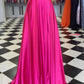 A-Line Prom Dresses Sexy Dress Formal Floor Length Sleeveless Spaghetti Strap Bridesmaid Dress Charmeuse