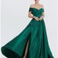 A-Line Evening Gown Elegant Dress Formal Prom Floor Length Sleeveless Sweetheart Satin