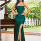 Mermaid / Trumpet Evening Gown Sexy Dress Masquerade Party Wear Floor Length Sleeveless Strapless Polyester