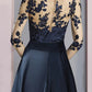 Sheath / Column Mother of the Bride Dress Party Elegant Scoop Neck Ankle Length Satin Lace Half Sleeve