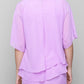 Mermaid / Trumpet Mother of the Bride Dress Elegant Scoop Neck Floor Length Chiffon Half Sleeve