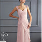 Mermaid / Trumpet Evening Gown Sparkle & Shine Dress Formal Prom Floor Length Sleeveless Spaghetti Strap Chiffon with Rhinestone