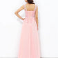 A-Line Prom Dresses Sparkle & Shine Dress Formal Floor Length Sleeveless Jewel Neck Chiffon