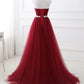 A-Line Elegant Quinceanera Prom Valentine's Day Dress Strapless Sleeveless Chapel Train Satin