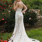 Hall Wedding Dresses Mermaid / Trumpet Sweetheart Strapless Court Train Lace Bridal Gowns With Beading