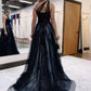 Prom Dresses Block Dress Forma Sleeveless One Shoulder Tulle Backless