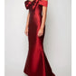Mermaid / Trumpet Evening Gown Vintage Dress Wedding Guest Floor Length Sleeveless Strapless Satin with Sleek