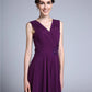 Sheath / Column Mother of the Bride Dress Elegant V Neck Floor Length Chiffon Sleeveless No with Criss Cross