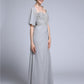 Sheath / Column Mother of the Bride Dress Convertible Dress Sweetheart Ankle Length Chiffon Half Sleeve No with Sequin Side