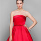 Ball Gown Elegant Dress Quinceanera Floor Length Sleeveless Strapless Satin