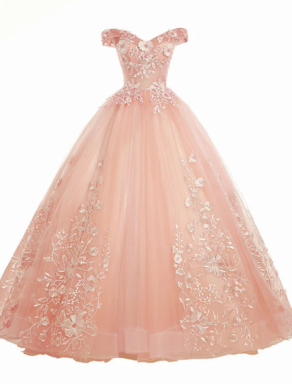 Ball dress adult dress princess dress red and green dress adult dress floor length sleeveless off the shoulder polyester with stickers Prom Dress Quinceanera Dress