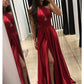 A-Line Prom Dresses Sexy Dress Formal Court Train Sleeveless High Neck Imitation Silk Backless