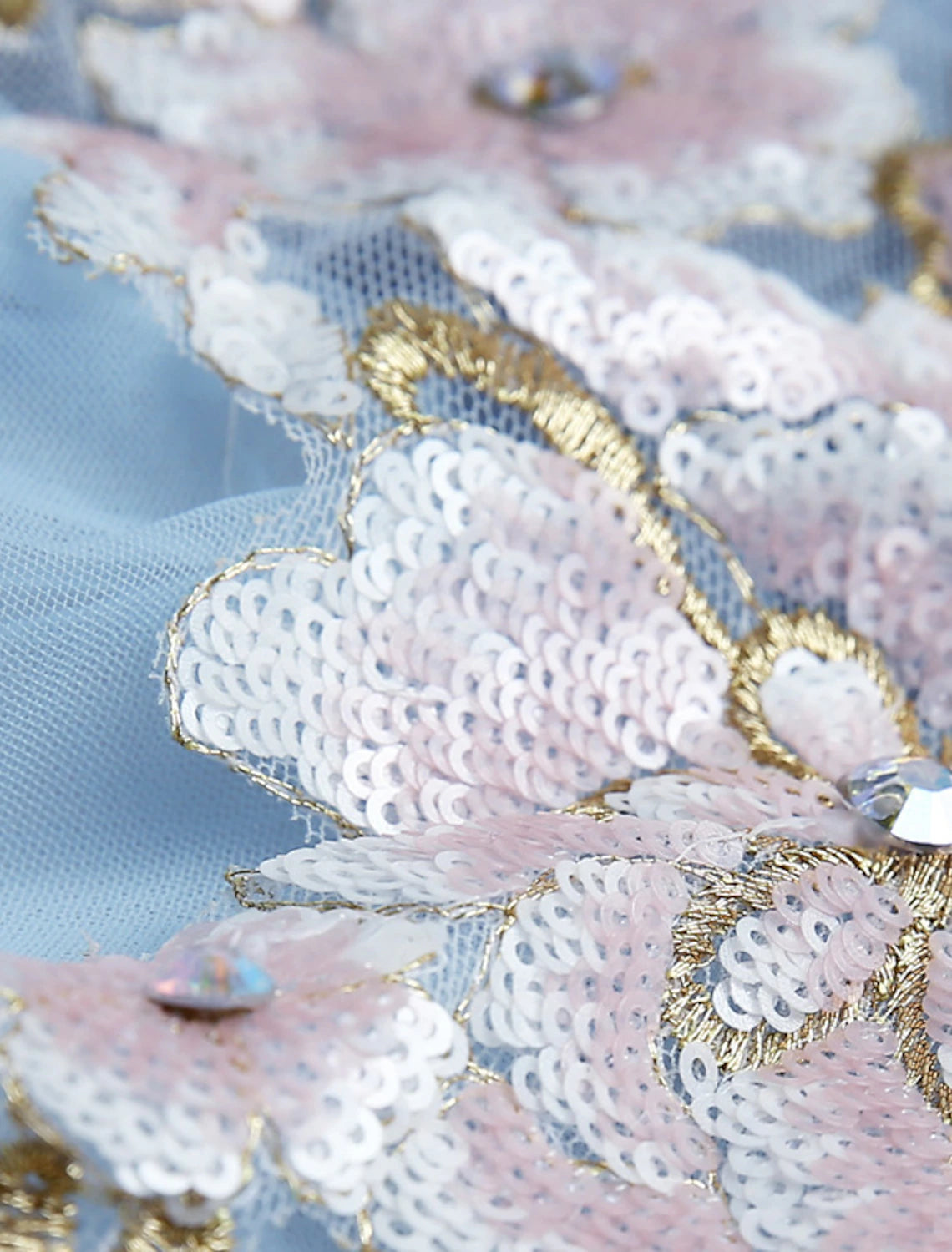 Ball Gown Prom Dresses Elegant Dress Quinceanera Engagement Floor Length 3/4 Length Sleeve Illusion Neck Tulle