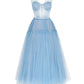 A-Line Prom Dresses Elegant Dress Wedding Guest Ankle Length Short Sleeve Off Shoulder Tulle with Pleats