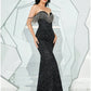 Mermaid / Trumpet Evening Gown Sparkle & Shine Dress Formal Fall Floor Length Sleeveless Sweetheart Sequined with Glitter
