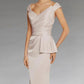 Sheath / Column Evening Gown Elegant Dress Wedding Guest Floor Length Sleeveless Plunging Neck Satin