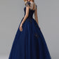 Ball Gown Prom Dresses Sparkle Dress Quinceanera Chapel Train Long Sleeve Off Shoulder Satin with Beading