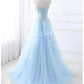 A-Line Sexy Floral Engagement Prom Birthday Dress Strapless Sleeveless Sweep / Brush Train Lace with Pleats