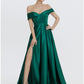 A-Line Evening Gown Elegant Dress Formal Prom Floor Length Sleeveless Sweetheart Satin