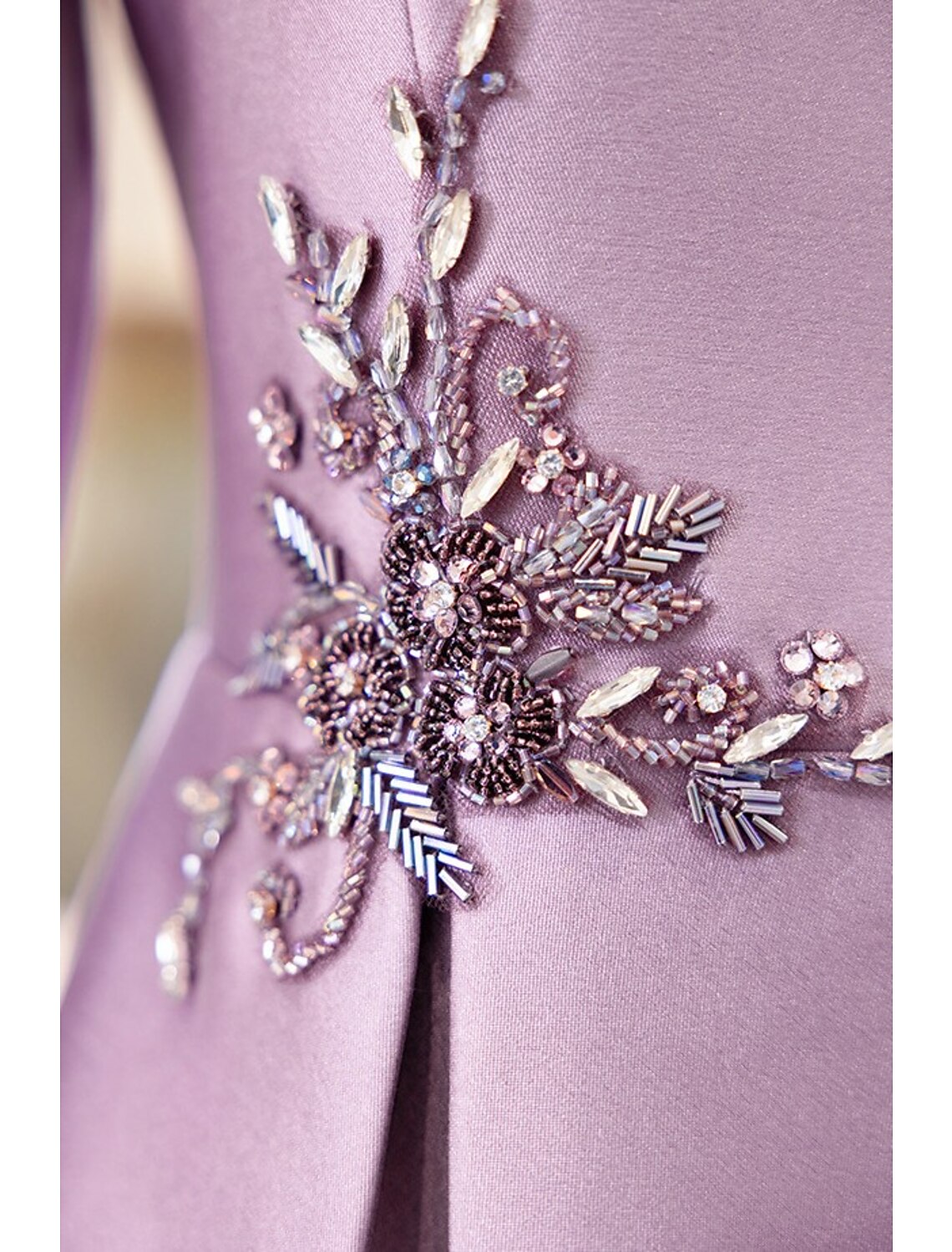 Two Piece Cocktail Dresses Elegant Dress Wedding Party Tea Length Long Sleeve V Neck Satin Mother of the Bride Dresses