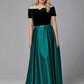 A-Line Special Occasion Dresses Elegant Dress Wedding Guest Formal Evening Floor Length Short Sleeve Off Shoulder Satin